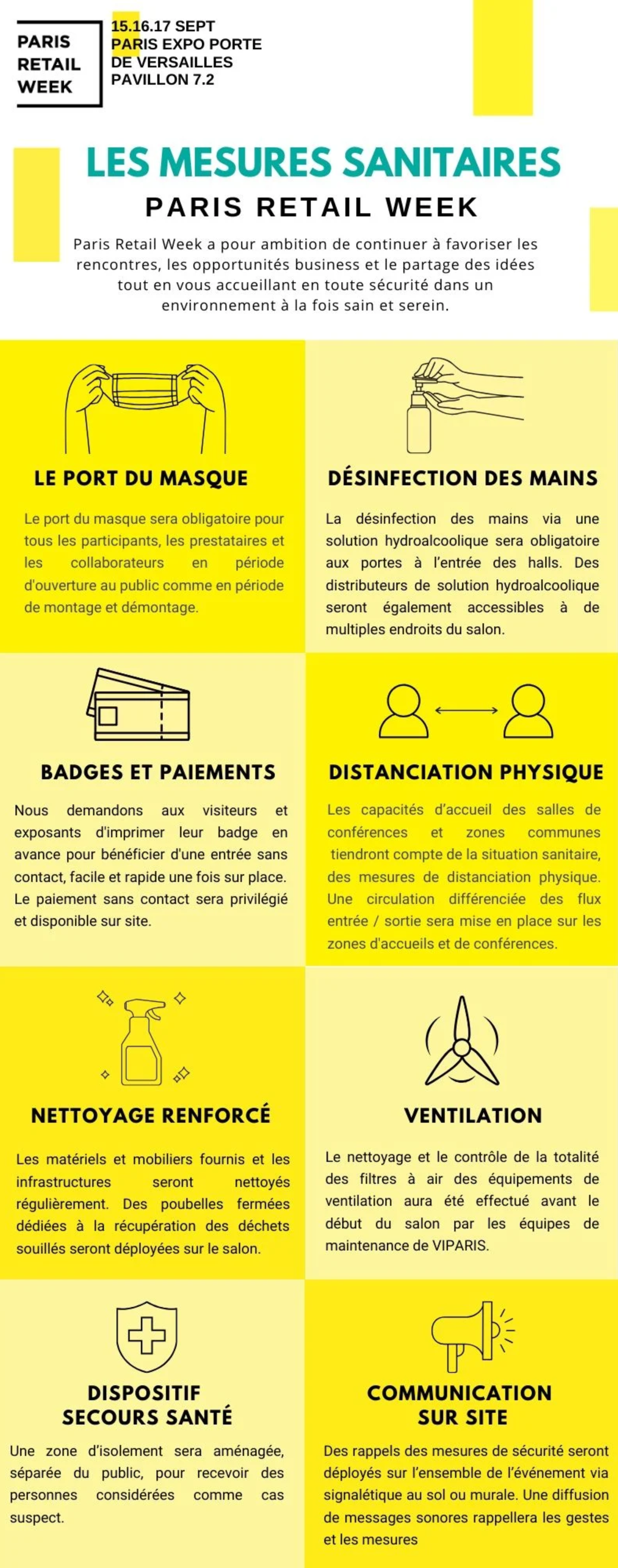 mesures sanitaires PRW